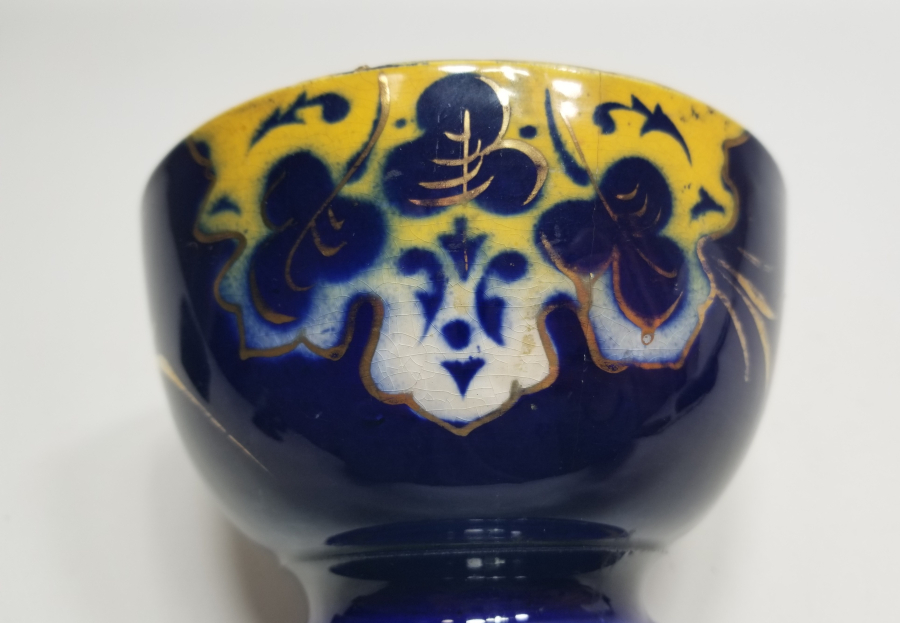 ÜZERİ ALTIN VARAKLI OSMANLI DÖNEMİ ÇORBA KASESİ