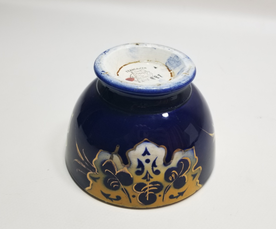 ÜZERİ ALTIN VARAKLI OSMANLI DÖNEMİ ÇORBA KASESİ