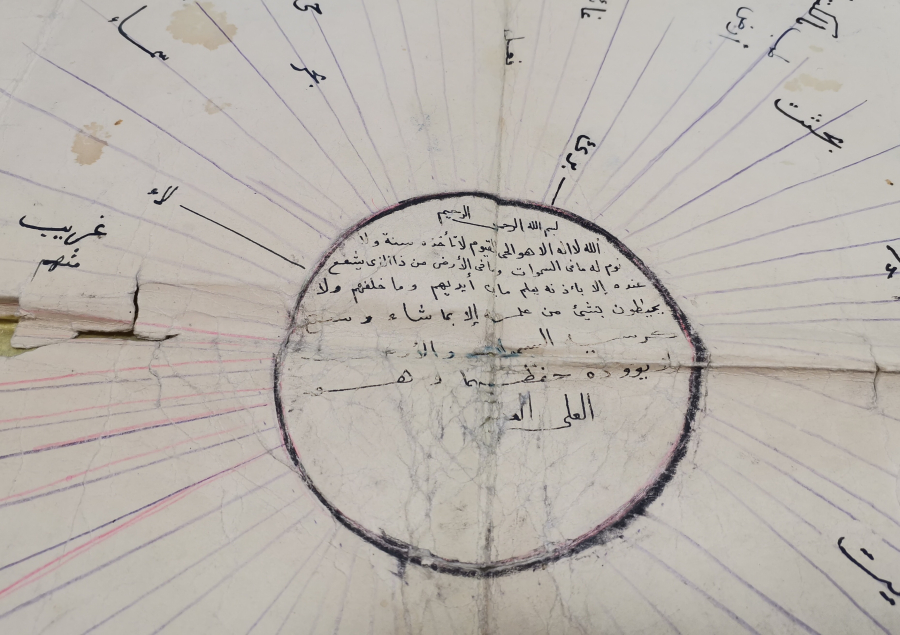 OSMANLI DÖNEMİ EL YAZMA NADİR MELAKUT ŞEMASI