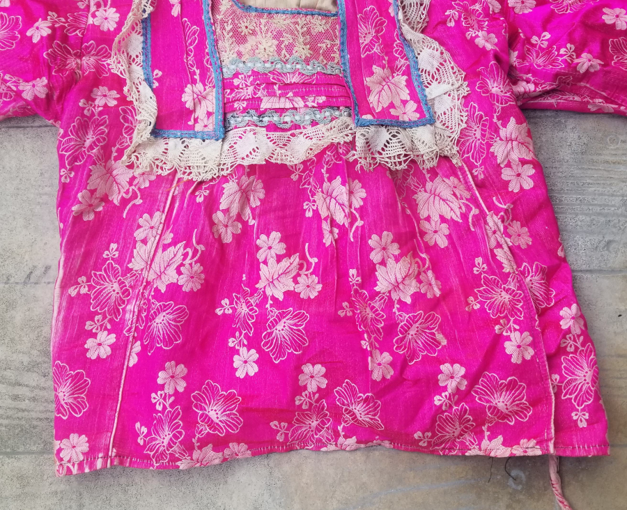 OSMANLI DÖNEMİ HEREKE DOKUMASI İPEK KIYAFET