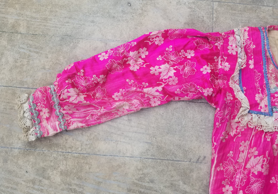 OSMANLI DÖNEMİ HEREKE DOKUMASI İPEK KIYAFET