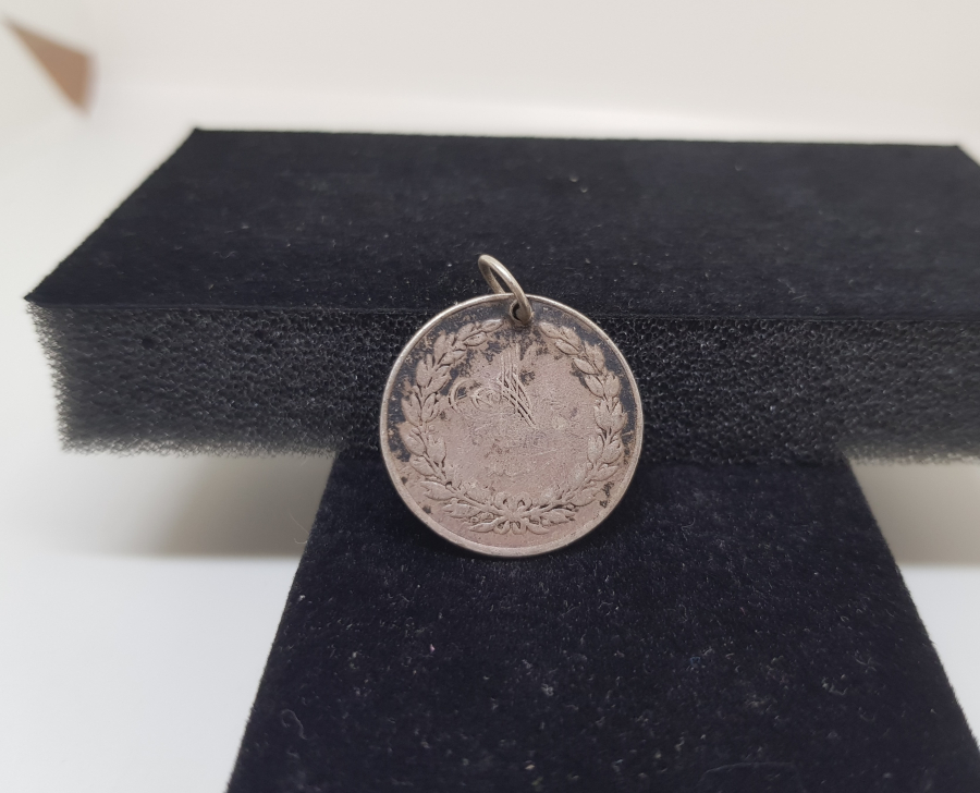 OSMANLI DÖNEMİ GÜMÜŞ ATİK GİRİT MADALYASI