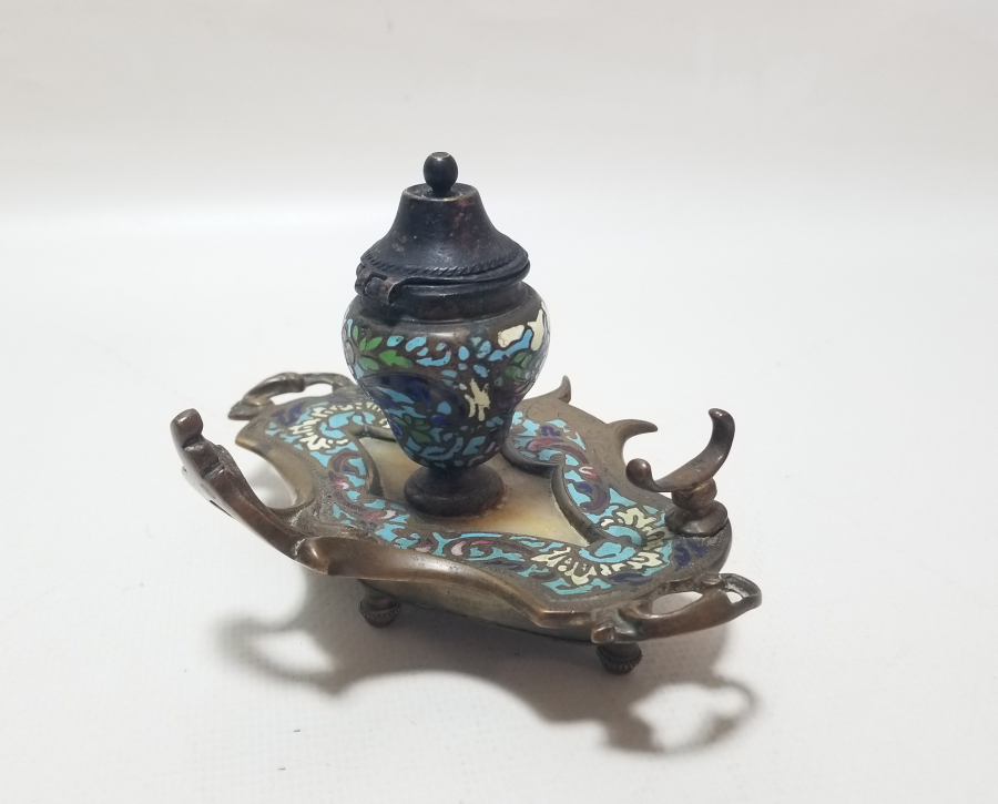 ÜZERİ MİNE İŞÇİLİKLİ OSMANLI DÖNEMİ MASA ÜSTÜ YAZI TAKIMI