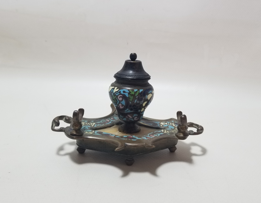 ÜZERİ MİNE İŞÇİLİKLİ OSMANLI DÖNEMİ MASA ÜSTÜ YAZI TAKIMI