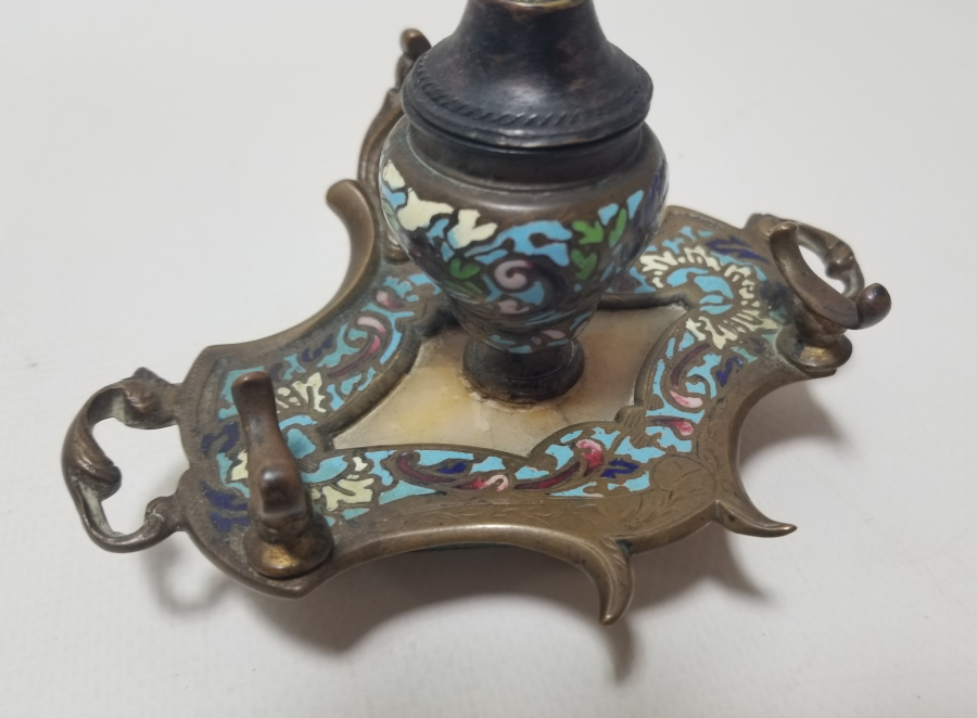 ÜZERİ MİNE İŞÇİLİKLİ OSMANLI DÖNEMİ MASA ÜSTÜ YAZI TAKIMI