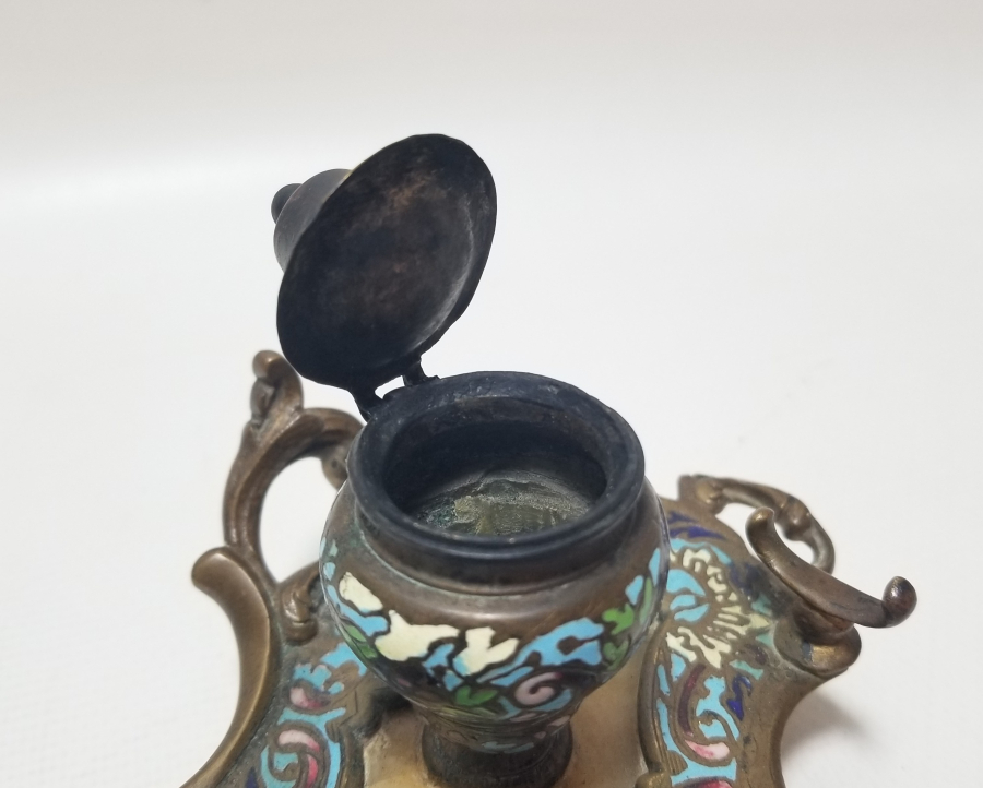 ÜZERİ MİNE İŞÇİLİKLİ OSMANLI DÖNEMİ MASA ÜSTÜ YAZI TAKIMI