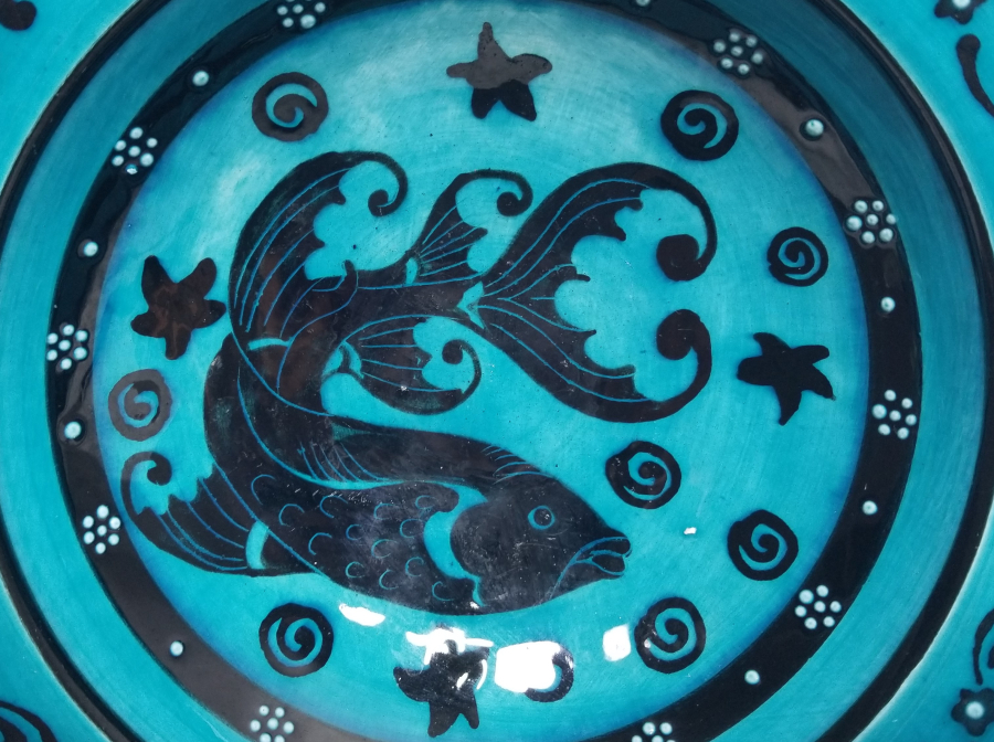 SANATÇI İŞİ EL BOYAMA ÖZEL YAPIM İZNİK TABAK