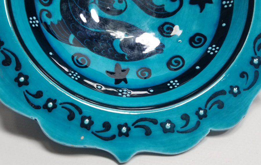 SANATÇI İŞİ EL BOYAMA ÖZEL YAPIM İZNİK TABAK