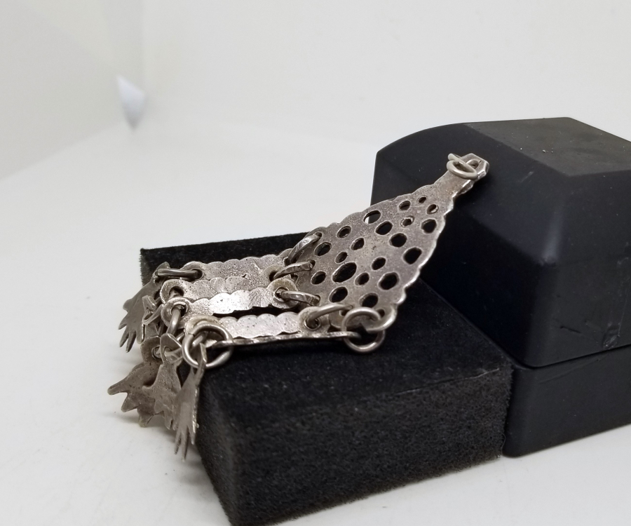 OSMANLI DÖNEMİ USTA DAMGALI NADİR GÜMÜŞ KÖSTEK SALLAMASI