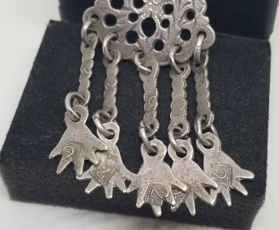 OSMANLI DÖNEMİ USTA DAMGALI NADİR GÜMÜŞ KÖSTEK SALLAMASI