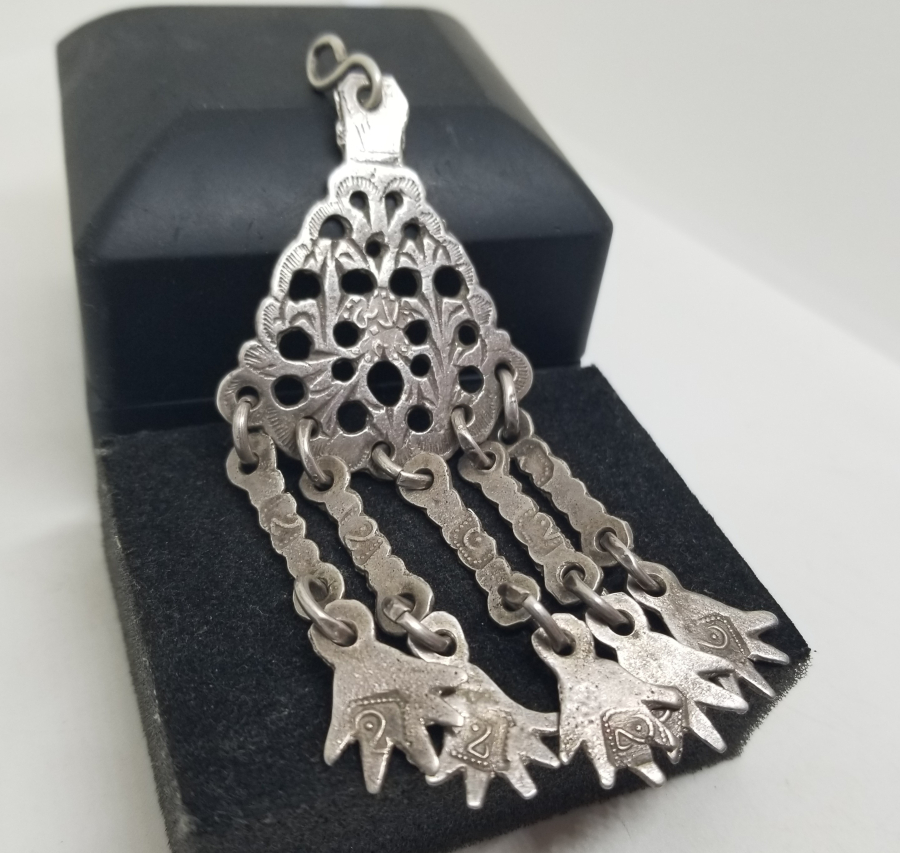 OSMANLI DÖNEMİ USTA DAMGALI NADİR GÜMÜŞ KÖSTEK SALLAMASI