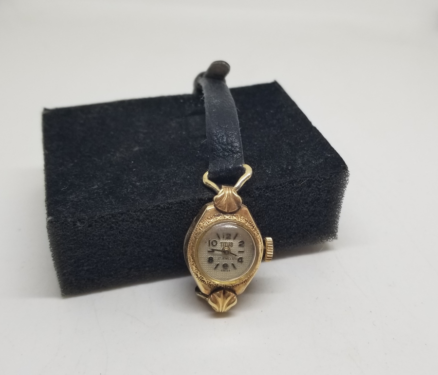 ÇALIŞIR DURUMDA ANTİKA ALTIN KOL SAATİ