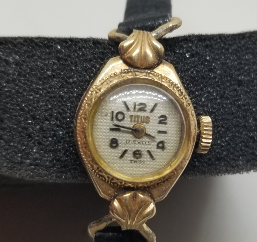 ÇALIŞIR DURUMDA ANTİKA ALTIN KOL SAATİ