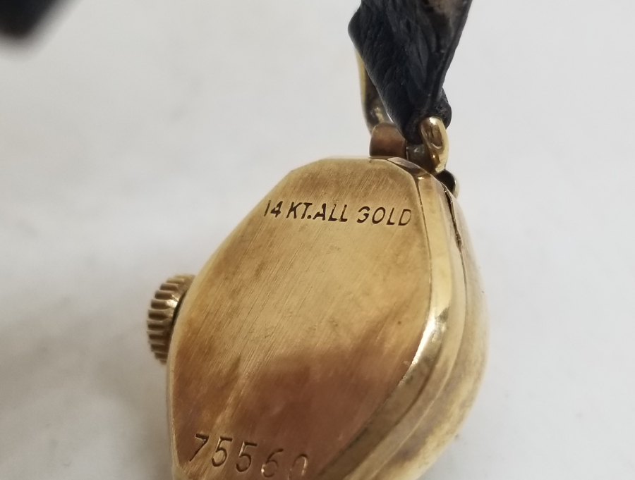 ÇALIŞIR DURUMDA ANTİKA ALTIN KOL SAATİ