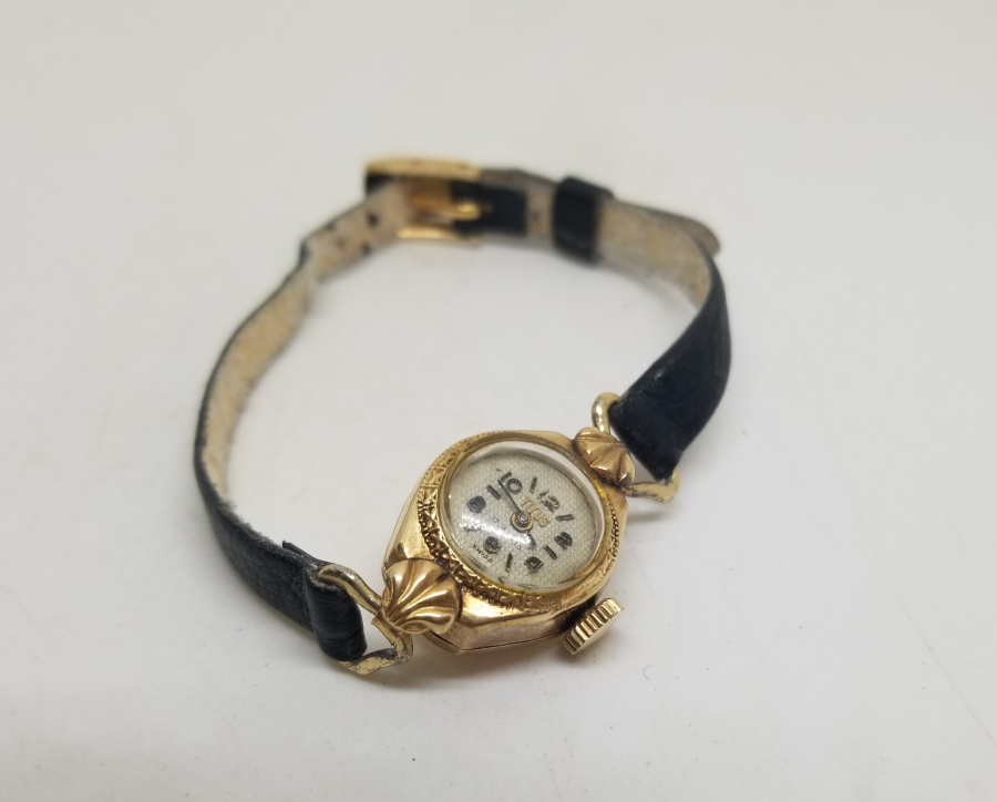 ÇALIŞIR DURUMDA ANTİKA ALTIN KOL SAATİ