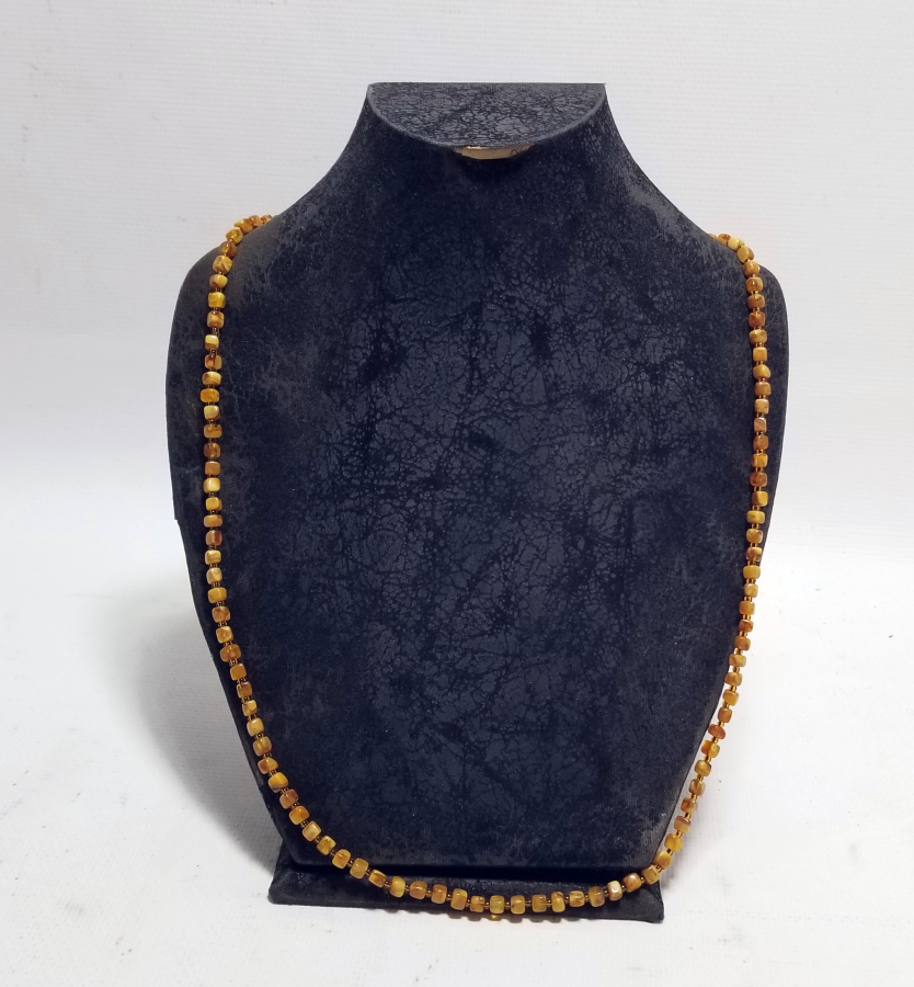 ÖZEL YAPIM DAMLA KEHRİBAR KOLYE