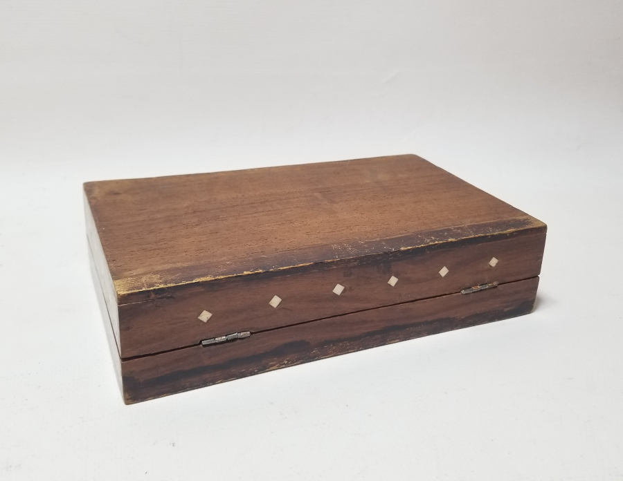 OSMANLI DÖNEMİ FİLDİŞİ ÇAKMA İŞÇİLİKLİ ESERİ İSTANBUL TABANCA KUTUSU