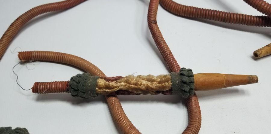 İKİ ADET ANTİKA NARGİLE MARPUCU