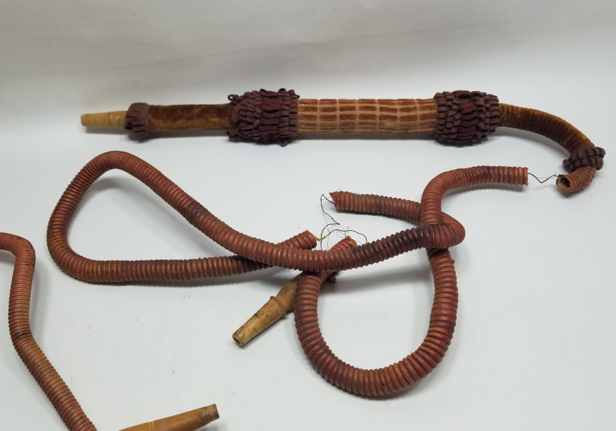 İKİ ADET ANTİKA NARGİLE MARPUCU