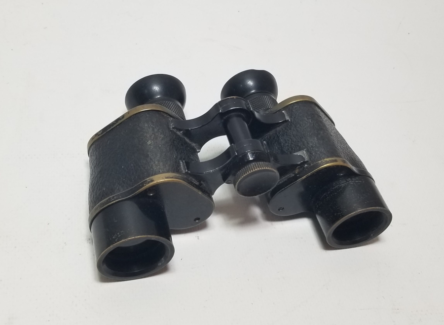 ORİJİNAL KUTUSUNDA ÜZERİ OSMANLICA YAZILI NADİR SUBAY DÜRBÜNÜ