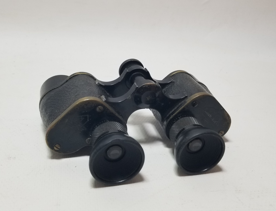 ORİJİNAL KUTUSUNDA ÜZERİ OSMANLICA YAZILI NADİR SUBAY DÜRBÜNÜ