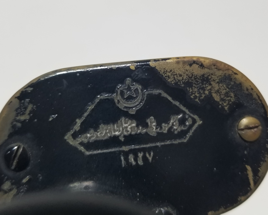 ORİJİNAL KUTUSUNDA ÜZERİ OSMANLICA YAZILI NADİR SUBAY DÜRBÜNÜ