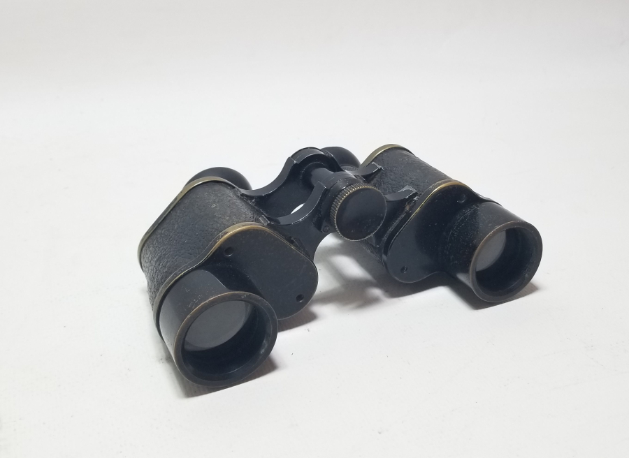 ORİJİNAL KUTUSUNDA ÜZERİ OSMANLICA YAZILI NADİR SUBAY DÜRBÜNÜ