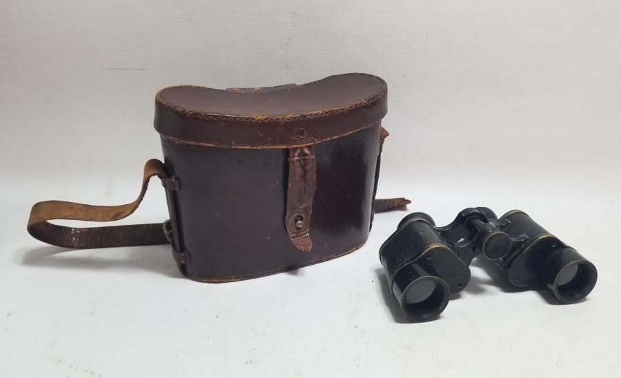 ORİJİNAL KUTUSUNDA ÜZERİ OSMANLICA YAZILI NADİR SUBAY DÜRBÜNÜ