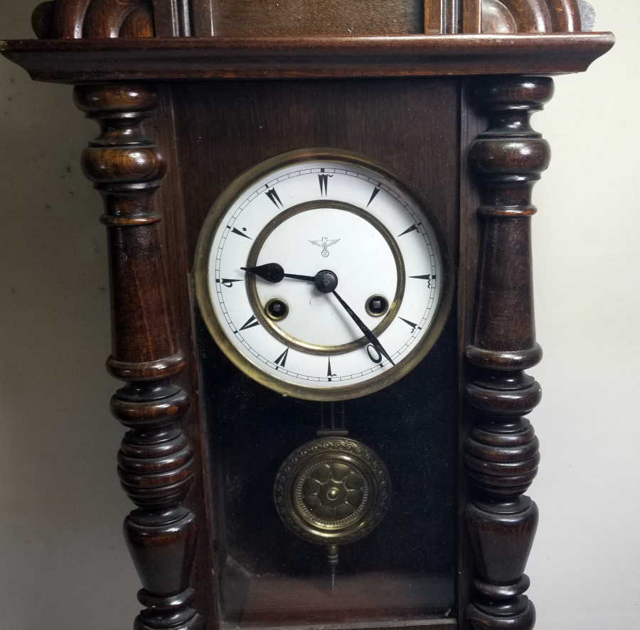 OSMANLI DÖNEMİ BÜYÜK BOY EMAYE KADRAN DUVAR SAATİ