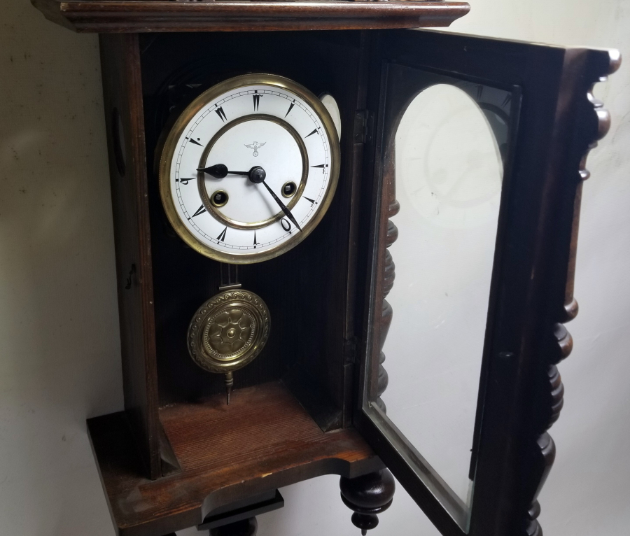 OSMANLI DÖNEMİ BÜYÜK BOY EMAYE KADRAN DUVAR SAATİ