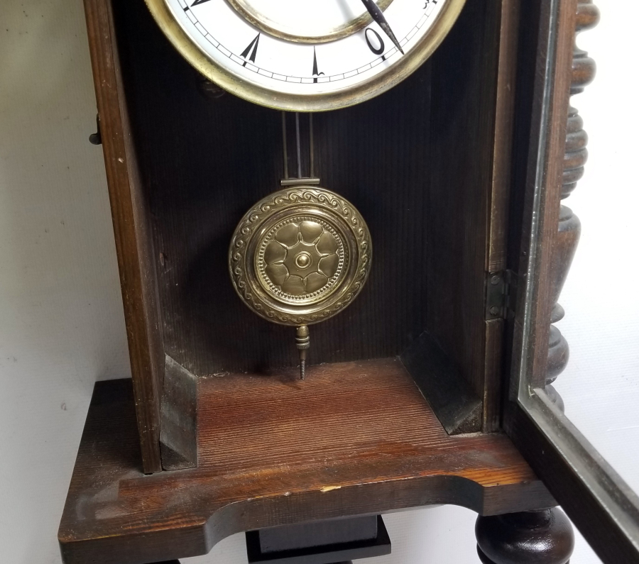 OSMANLI DÖNEMİ BÜYÜK BOY EMAYE KADRAN DUVAR SAATİ