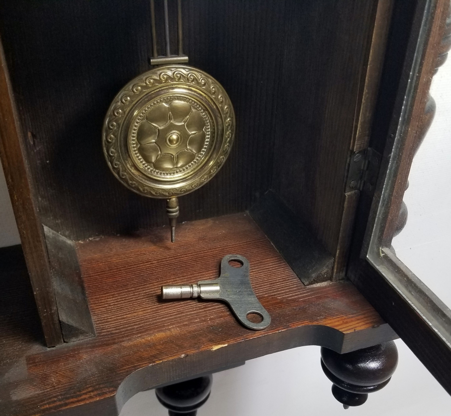 OSMANLI DÖNEMİ BÜYÜK BOY EMAYE KADRAN DUVAR SAATİ