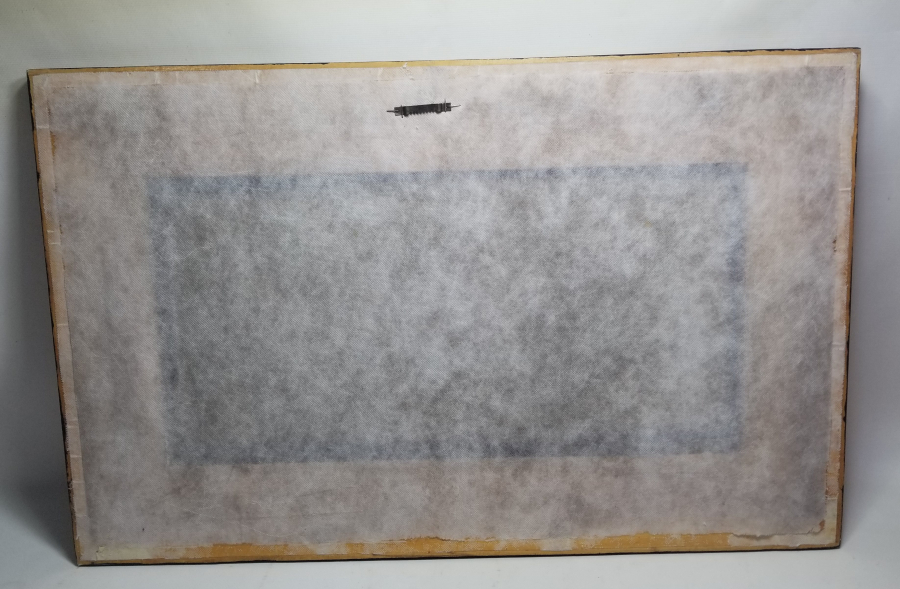 SANATÇI İMZALI EL BOYAMA MARKUTERİ ÇERÇEVESİNDE ANTİKA PANO