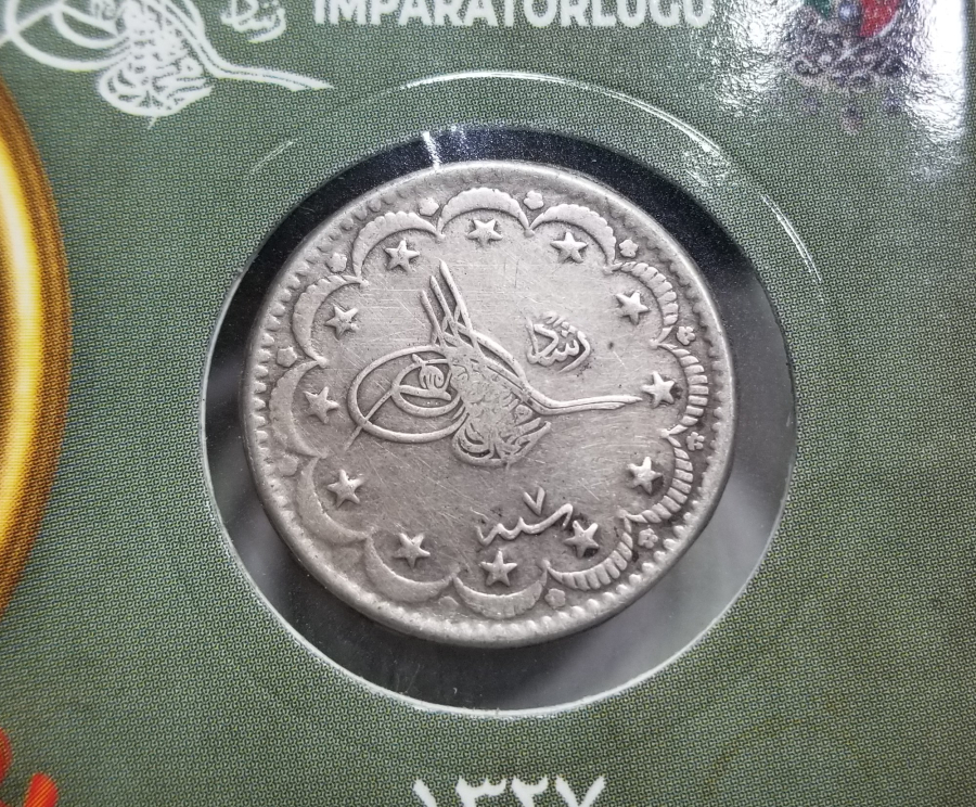 SULTAN MEHMET REŞAD HAN DÖNEMİ GÜMÜŞ 5 KURUŞ MECİDİYE