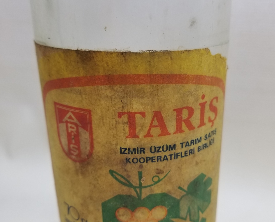 ORİJİNAL ETİKETİYLE ANTİKA ÜZÜM SİRKESİ ŞİŞESİ