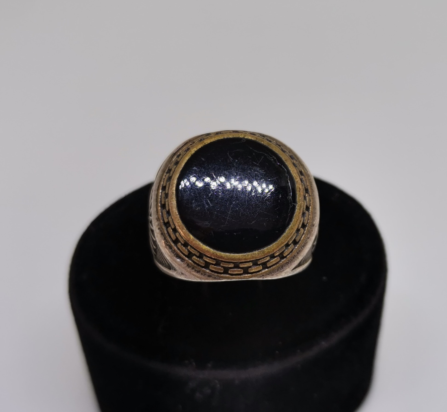 KABARTMA İŞÇİLİKLİ GÜMÜŞ YÜZÜK