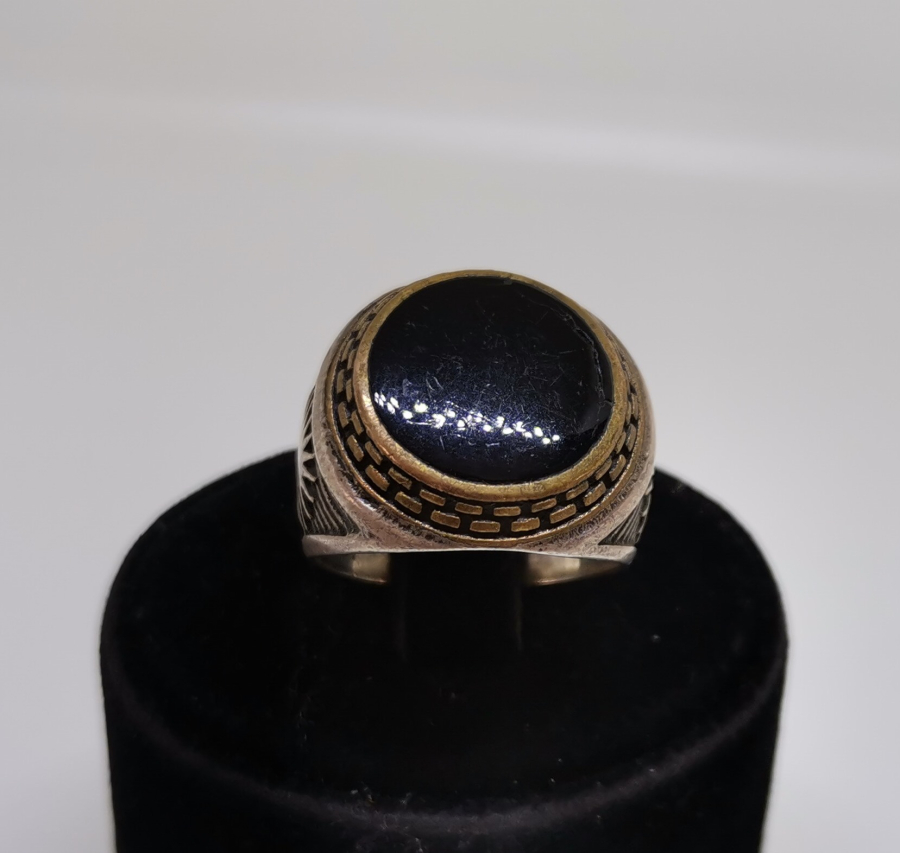 KABARTMA İŞÇİLİKLİ GÜMÜŞ YÜZÜK