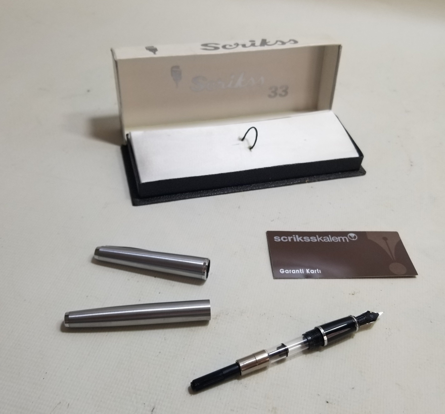 ORİJİNAL KUTUSUNDA SCRİKSS MARKA DOLMA KALEM