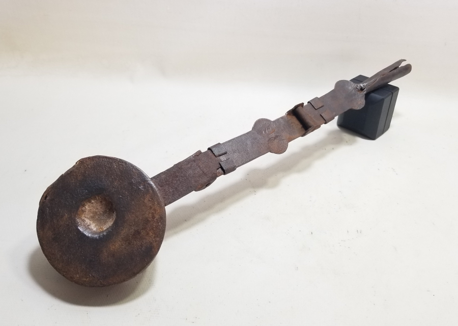 OSMANLI DÖNEMİ ÜZERİ İŞLEMELİ KATLANIR KAHVE KAVURMA TAVASI