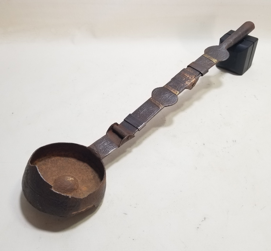 OSMANLI DÖNEMİ ÜZERİ İŞLEMELİ KATLANIR KAHVE KAVURMA TAVASI