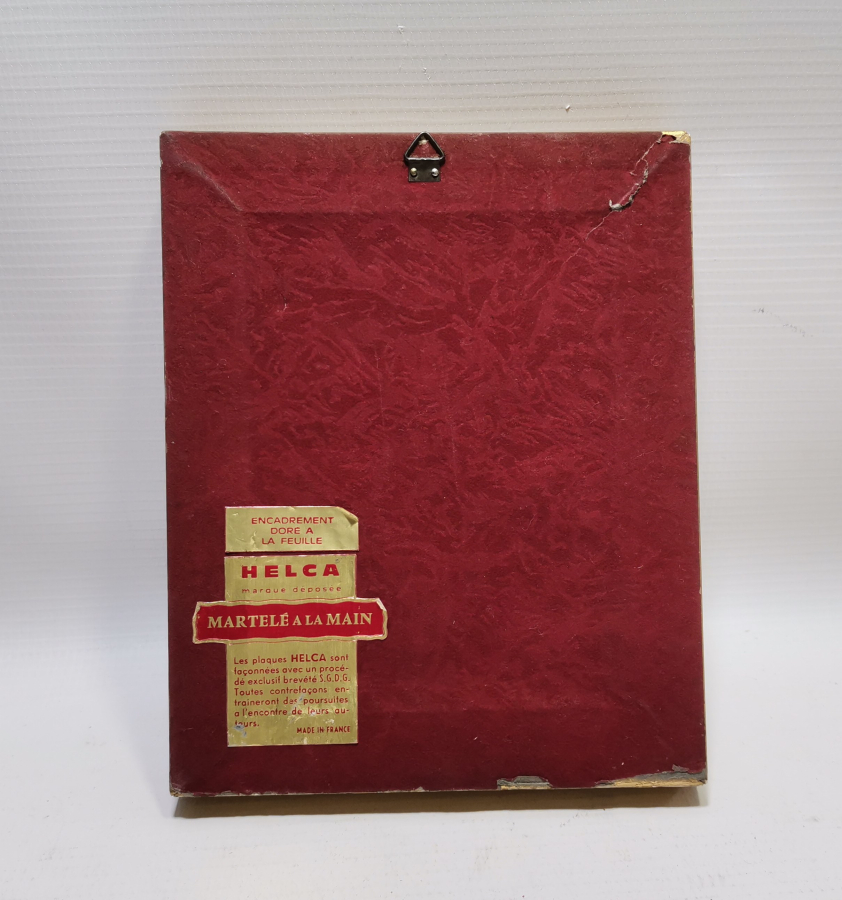 İPEK ÜZERİ BASKI ANTİKA FRANSIZ TABLO