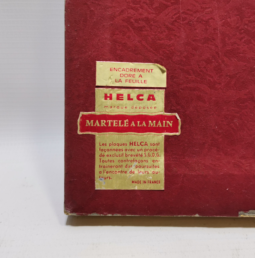 İPEK ÜZERİ BASKI ANTİKA FRANSIZ TABLO