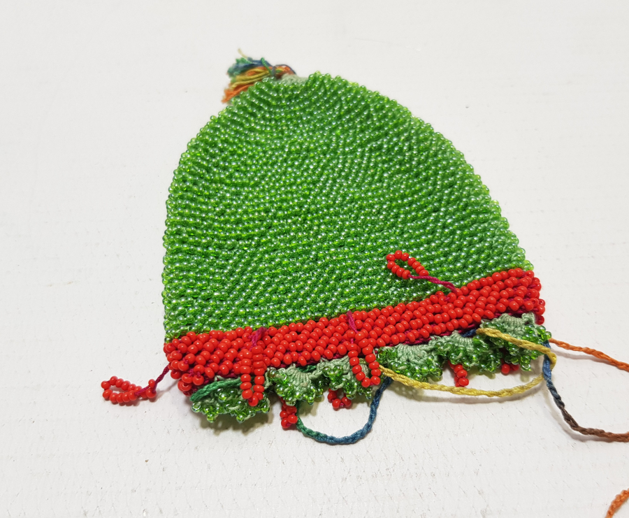 OPAL VE MERCAN TAŞLI EL YAPIMI OSMANLI DÖNEMİ NADİR KESE