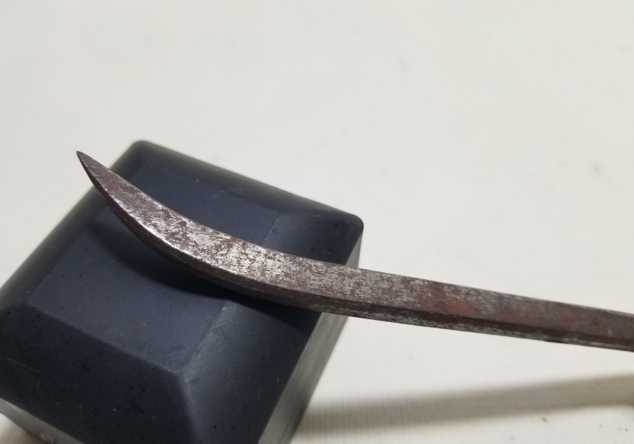 OSMANLI DÖNEMİ NADİR TİPTE PRİMİTİF MAKTA - HATTAT BIÇAĞI