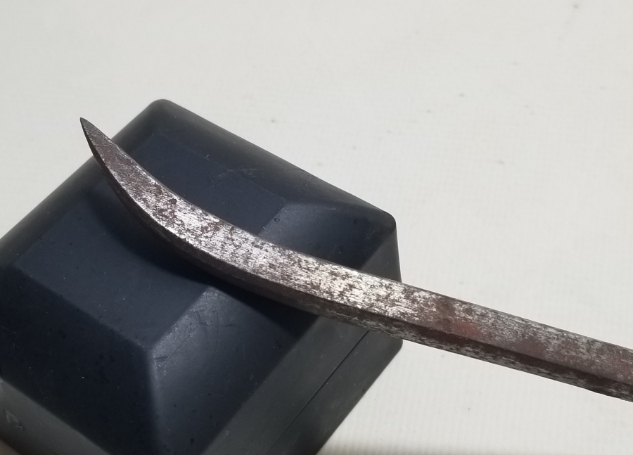 OSMANLI DÖNEMİ NADİR TİPTE PRİMİTİF MAKTA - HATTAT BIÇAĞI