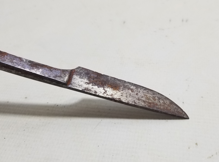 OSMANLI DÖNEMİ NADİR TİPTE PRİMİTİF MAKTA - HATTAT BIÇAĞI