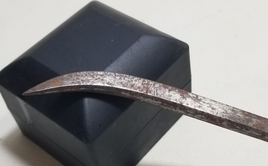 OSMANLI DÖNEMİ NADİR TİPTE PRİMİTİF MAKTA - HATTAT BIÇAĞI