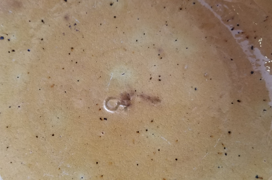 NADİR TİPTE İÇİ OSMANLICA YAZILI ÇANAKKALE BÜYÜK BOY KAPAKLI KASE