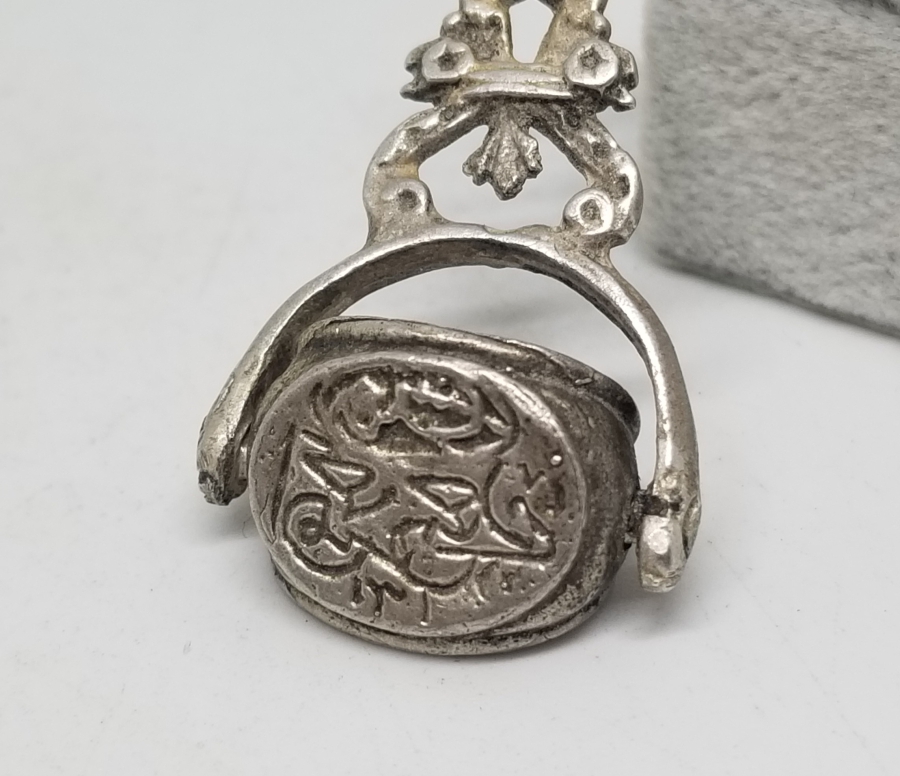 OSMANLI DÖNEM DÖNERLİ GÜMÜŞ MÜHÜR