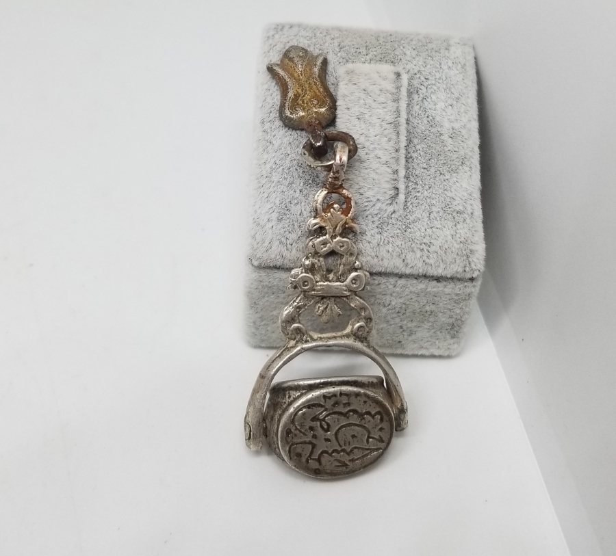 OSMANLI DÖNEM DÖNERLİ GÜMÜŞ MÜHÜR